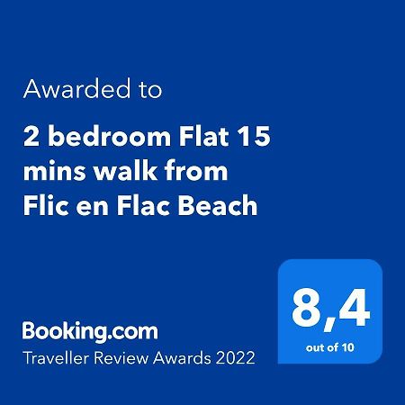 2 Bedroom Flat 15 Mins Walk From Flic En Flac Beach Zewnętrze zdjęcie