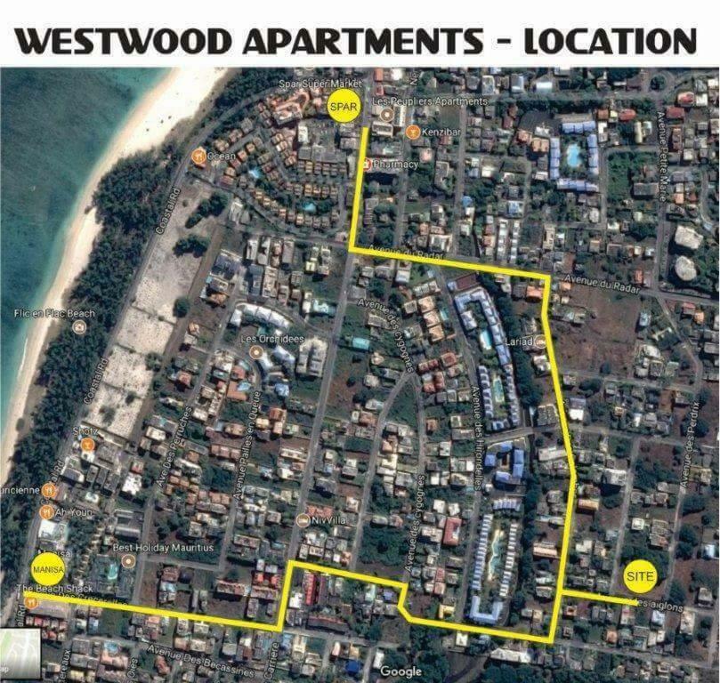 2 Bedroom Flat 15 Mins Walk From Flic En Flac Beach Zewnętrze zdjęcie